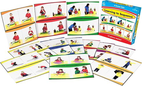 Carson-Dellosa Publishing 6-Scene, Learning to Sequence Multi, 8.6" x 9" x 1.8" in Saudi Arabia