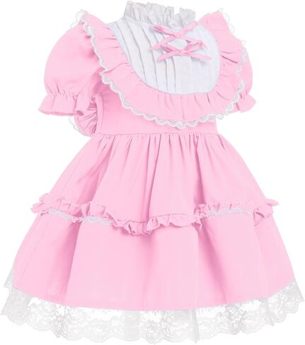 ODASDO Baby Girls Toddler Kids Vintage Ruffle Short Sleeve Bowknot A-line Pageant Birthday Party Dress with Headband Set 1-5T in Saudi Arabia