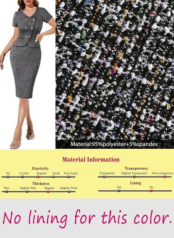 VFSHOW Womens Work Business Office Double Breasted V Neck Peplum Elegant Retro Office Church Slim Pencil Sheath Dress in Saudi Arabia