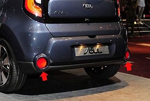 Kia Motors OEM أصلي 92451B2000، 92452B2000 المصد الخلفي الأيمن والأيسر مجموعة عاكس 2 قطعة لـ 14 15 Kia All New Soul in Saudi Arabia
