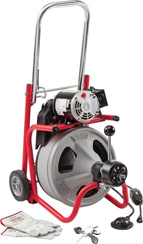 Ridgid 27013 K-400AF 115Volt C45IW Drum Machine with C45 Integral Wound Cable with Autofeed in Saudi Arabia