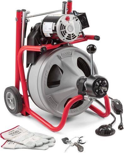 Ridgid 27013 K-400AF 115Volt C45IW Drum Machine with C45 Integral Wound Cable with Autofeed in Saudi Arabia