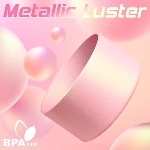 Protective Metallic Matte Luster Silicone Boot, Compatible with Stanley/Simple Modern 20-40oz & Water Bottle 12-24oz and More Bottles with 2.8-3in Base, Glitter Anti-Slip Bottom Sleeve Cover in Saudi Arabia