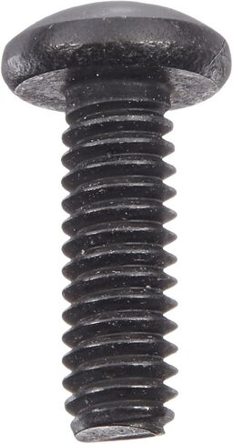 Small Parts 18-8 Stainless Steel Machine Screw, Black Oxide Finish, Pan Head, Phillips Drive, Meets ASME B18.6.3, 3/16" Length, Fully Threaded, #6-32 UNC Threads (Pack of 100) in Saudi Arabia