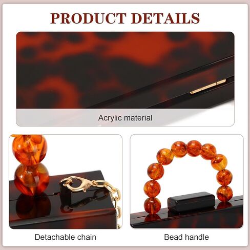 Freie Liebe حقيبة يد من الأكريليك محفظة مسائية حقيبة يد رسمية للنساء حقيبة صغيرة لحفلات الزفاف وحفلات الكوكتيل والحفلات الراقصة in Kuwait