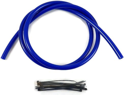 4' x 1/4 ID (6.4mm) x 3/8 OD Fuel Hose Line Mx ATV Dirtbike (Clear Purple) 1/4in ID x 3/8in OD in Saudi Arabia
