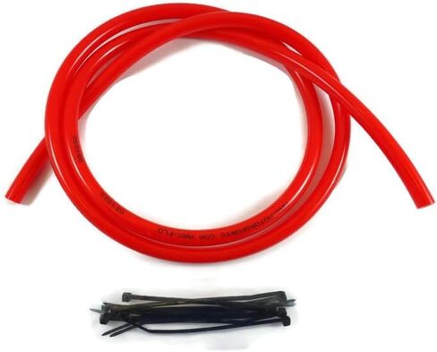 4' x 1/4 ID (6.4mm) x 3/8 OD Fuel Hose Line Mx ATV Dirtbike (Clear Purple) 1/4in ID x 3/8in OD in Saudi Arabia