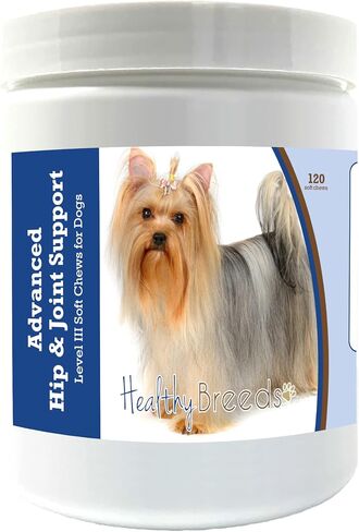 Healthy Breeds Pembroke Welsh Corgi Advanced Hip & Joint Support Level III Soft Chews for Dogs - Promotes an Active, Comfortable Life with Glucosamine, Chondroitin & Green Lipped Mussel- 120 Count in Saudi Arabia