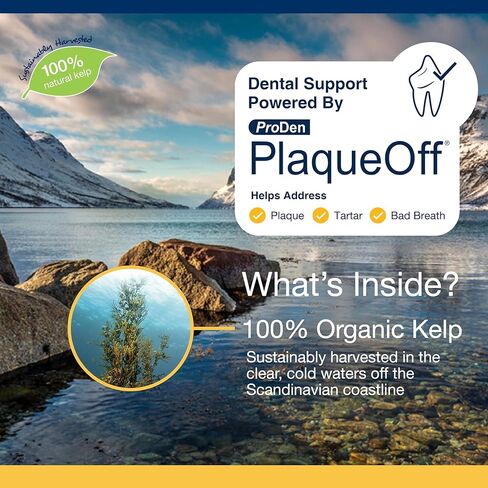 NaturVet Bulldog Breed Supplement- for Joint Support, Digestion, Skin, Coat Care- Dog Multivitamins with Minerals, Omega-3, PlaqueOff- Wheat-Free Vitamins for Dogs- Bully Breeds- 50 Soft Chews in Kuwait