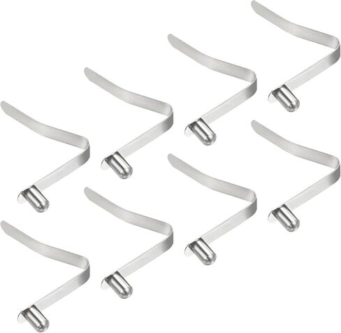 PATIKIL 9.5x6mm كاياك مجداف الطقات، 8 حزمة القطب زر ضغط الربيع كليب الصلب الصلب زر قفل أنبوب دبوس واحد للتخييم المظلة خيمة القطب in Saudi Arabia