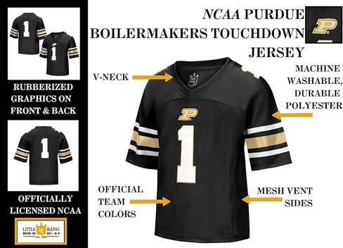 Little King NCAA -Touchdown Pass-Youth Teen Boys Team Football Jersey-Sizes Youth Small-Youth XL in Kuwait