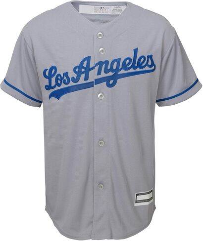 Outerstuff Mookie Betts Los Angeles Dodgers MLB Kids Youth 8-20 Grey Road Player Jersey in Saudi Arabia
