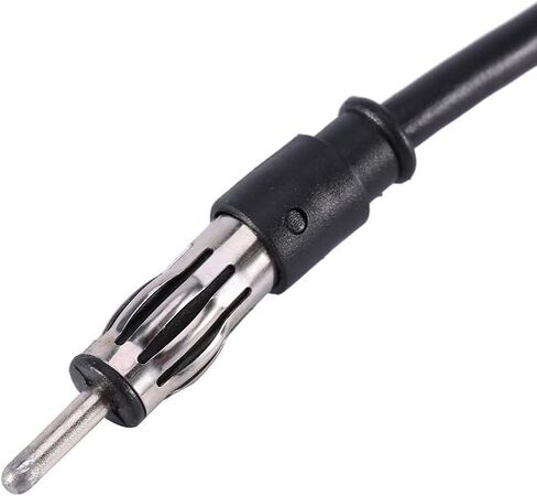 مضخم راديو هوائي، سلك إشارة نحاسي سهل التجميع عالمي 12 فولت راديو FM للسيارة هوائي هوائي استقبال إشارة معزز مكبر للصوت، أسود in Kuwait