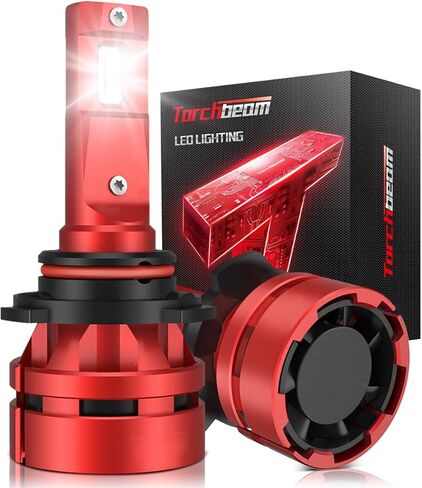 مجموعة مصابيح أمامية Torchbeam H11/H8/H9 Powersport، 𝟐𝟐𝟎𝟎𝟎 𝐋𝐌 𝟔𝟎𝐖 𝟔𝟎𝟎% 𝐒𝐮𝐩𝐞𝐫𝐢𝐨𝐫 𝐁𝐫 مصابيح 𝐢𝐠𝐡𝐭𝐧𝐞𝐬𝐬 للاستخدام على الطرق الوعرة أو مصابيح الضباب - عبوة من 2 in Kuwait
