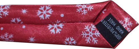 The Electric Mammoth Christmas Themed 100% Polyester Men's Neck Ties - Party Necktie Accessory Holiday Spirit Clothing Outfit in Saudi Arabia