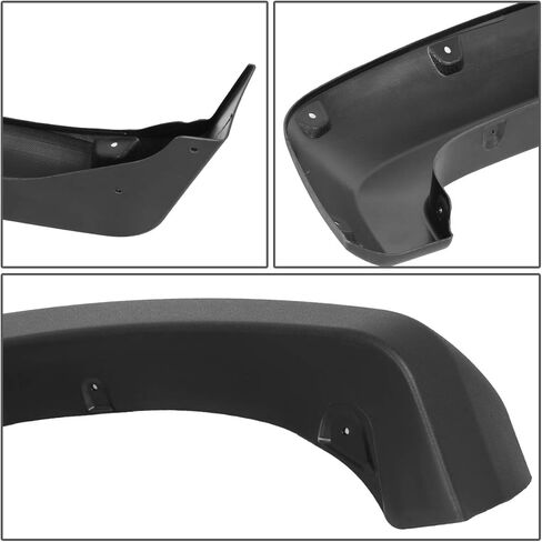 DNA Motoring WF-81017-MBK مشاعل ذات عجلات مثبتة بالجيب 4 قطع/مجموعة متوافقة مع 14-18 تشيفي سيلفرادو 1500 مع نماذج Fleetside ذات سرير قصير بطول 5.8 بوصة in Kuwait