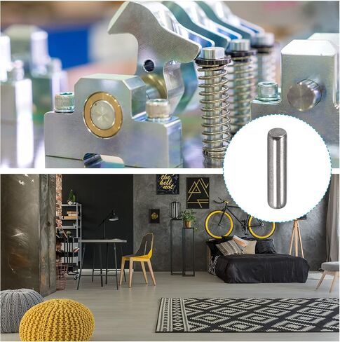 Dowel Pin (3x10mm) 25Pcs, 304 Stainless Steel Shelf Support Pegs Pin Fastener Elements - for Metal Devices, Furniture Installation, Industrial, DIY in Saudi Arabia