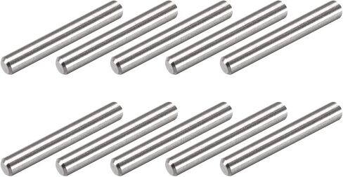 Dowel Pin (3x10mm) 25Pcs, 304 Stainless Steel Shelf Support Pegs Pin Fastener Elements - for Metal Devices, Furniture Installation, Industrial, DIY in Saudi Arabia