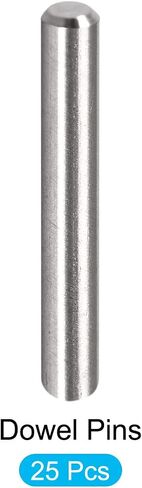 Dowel Pin (3x10mm) 25Pcs, 304 Stainless Steel Shelf Support Pegs Pin Fastener Elements - for Metal Devices, Furniture Installation, Industrial, DIY in Saudi Arabia