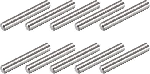 Dowel Pin (3x10mm) 25Pcs, 304 Stainless Steel Shelf Support Pegs Pin Fastener Elements - for Metal Devices, Furniture Installation, Industrial, DIY in Saudi Arabia