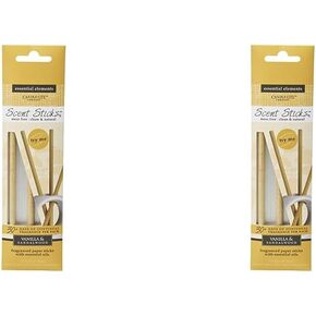 Essential Elements Flameless Fragrance Vanilla and Sandalwood Scent Sticks by Candle-Lite Company