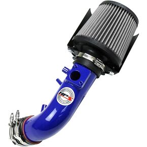 طقم مدخل هواء Shortram ملمع أداء HPS + درع حراري بارد رام متوافق مع 2007-2009 Honda CR-V 2.4L, 827-588P