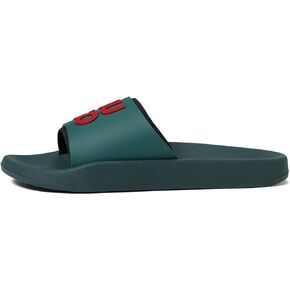 Hugo Boss Men's Stacked Logo Slide Sandal in Saudi Arabia