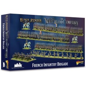 Warlord Black Powder Epic Battles Waterloo: French Infantry Brigade Military Table Top Wargaming Plastic Model Kit 312002001