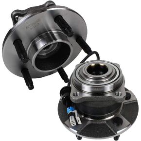 Autoround 512229 Pair Rear Wheel Bearing and Hub Assembly fit for Chevy Equinox 2005-2006, Saturn Vue 2002-2007, Pontiac Torrent 2006 5 Lug W/ABS