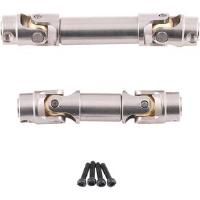 RC Drive Shaft Steel Front Rear Center Shaft for TRX4M 1/18 Bronco Defender RC Crawler Upgrade, 2PCS