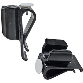 Dogxiong 2 Pack Golf Club Bag Clips On Putter Clamp Holder Organizer Value Durable Plastic Black Putting Clip Golf Accessories for Men Women Golfer