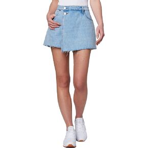 [BLANKNYC] Womens Luxury Clothing Denim High Waisted Short, Comfortable & Stylish