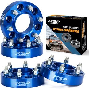 KSP F150 Wheel Spacers 6x135, 1.5"(38.1mm) Hubcentric Wheel Spacer Compatible with Ford F150 Expedition Lobo 2015-2022, Navigator 2015-2021, Forged 6 Lug M14x1.5 Studs 87mm Center Bore Blue 4PCS