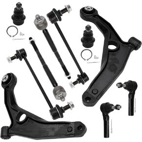 BRTEC 10Pcs Front Lower Control Arms kit for 2009 2010 2011 2012 2013 2014 2015 for Dodge Journey Stabilizer Sway Bar End Link Outer Tie Rod End Inner Tie Rod End Lower Ball Joint in Saudi Arabia