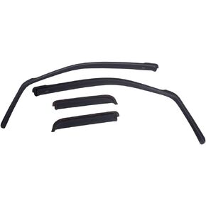 EGR 575251 in-channel window visors front and rear set, dark smoke finish, compatible with select Jeep models