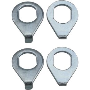 4PCS M10 Bicycle Hub Safety Washer Bike Wheel Hub Hook Washer Gasket Front Rear Wheel Retaining Clip Hook