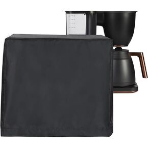 Coffee Machine Dustproof Cover, Universal Waterproof Shield for Countertop Appliances in Home, Garage and Office, Black