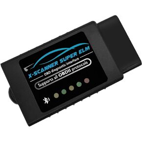 Obd2 Scanner Bluetooth ELM327 مع شريحة PIC18F25K80 الأصلية، أداة تشخيص Obdii، قارئ رمز السيارة بلوتوث متوافق مع المركبات 1996+، يعمل مع نظام Android وWindows وSymbian in Kuwait