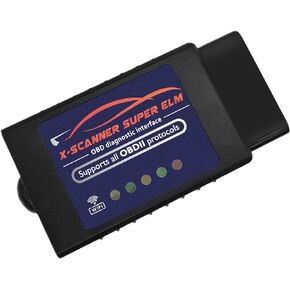 Obd2 Scanner Bluetooth ELM327 with PIC18F25K80 Original Chip,Obdii Diagnostic Tool,Car Code Reader Bluetooth Compatible for 1996+ Vehicles,Work with Android,Windows and Symbian System