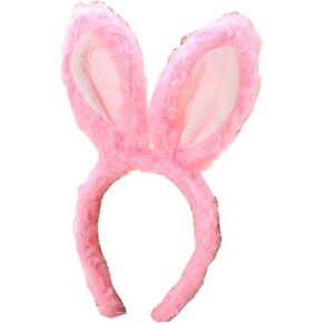 Easter Bunny Ears Headband Plush Rabbit Ears Cosplay Party Costume Accessory