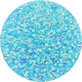 10000Pcs 2MM Resin Flatback Rhinestone Flatback AB Color Jelly Resin Rhinestones for Bottles Tumblers Face Makeup Craft Decoration Loose Bling Glitter Diamond Stone (211 Lake Blue) in Kuwait