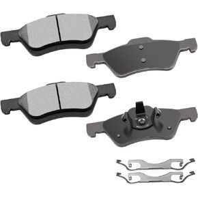 cciyu Professional Ceramic Front Brakes Pads Set fit for 2005-2012 for Ford Escape,2005 2006 2008-2010 for Mazda Tribute,2005-2011 for Mercury Mariner