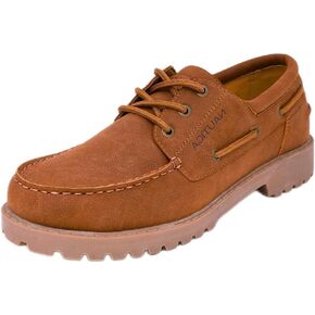 Nautica Men's Dress Boat Shoe, Casual Loafer Lace-Up Fashion Sneaker with Cushioned Insole – Comfortable, Lightweight and Durable