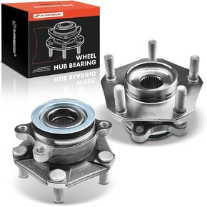 A-Premium 2 x Front Wheel Bearing and Hub Assembly with 5-Lug Compatible with Nissan Sentra 2013-2019, Leaf 2013-2017, NV200 2013-2019, Chevrolet City Express 2015-2018