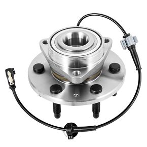 515160 Heavy Duty Front Wheel Bearing and Hub Assembly with 6 Lugs Compatible with Chevy Silverado 1500 Suburban Tahoe, GMC Sierra 1500 Yukon XL, Cadillac XTS Escalade,4X4 with ABS
