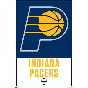 Trends International NBA Indiana Pacers - Logo 21 Wall Poster, 22.375" x 34", Unframed Version