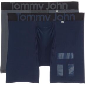 Tommy John Men’s Underwear – 360 Sport Boxer Briefs with Contour Pouch - Mid-Length 6" Inseam – Moisture Wicking Underwear
