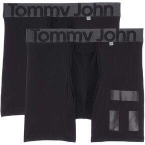 Tommy John Men’s Underwear – 360 Sport Boxer Briefs with Contour Pouch - Mid-Length 6" Inseam – Moisture Wicking Underwear