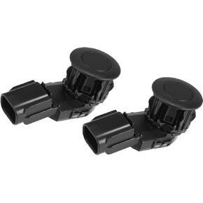 Motoforti Car Bumper PDC Reverse Sensor, Backup Aid Sensor, for Toyota Tundra 2014-2018, Plastic, 893410C010 8934142030 893410C011, Black, 2pcs