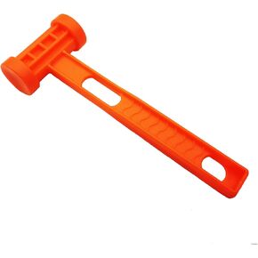 Lightweight Plastic Camping Tent Stake Hammer with Remover Hole Multi-Functional Backpacking Tent Peg Mallet Stake Puller for Camping Canopy Tent Outdoor Camping Hiking Accessories